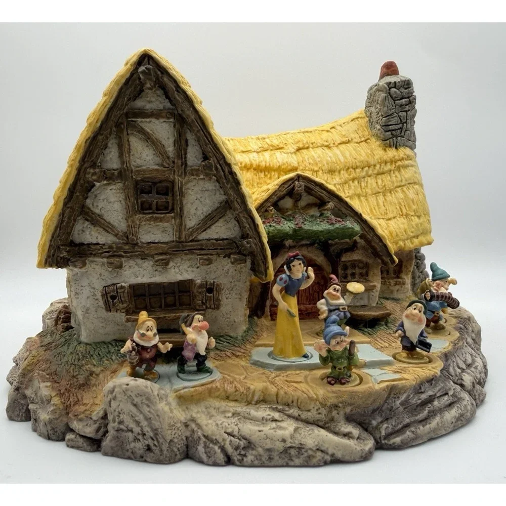 1987 Disney SNOW WHITE & SEVEN DWARFS Cottage GOEBEL Miniatures 1987 Limited Ed